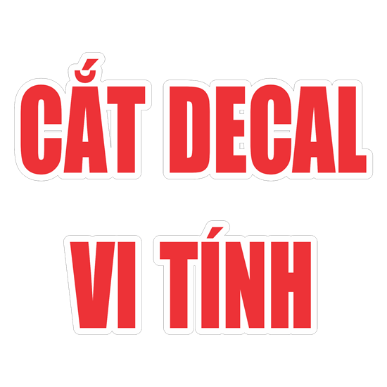 cắt decal vi tính